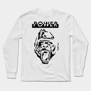 Powerful gorilla Long Sleeve T-Shirt